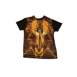 Rare Y2K Enyce Egyptian AOP Short Sleeve Tee –XL(Fits Large)